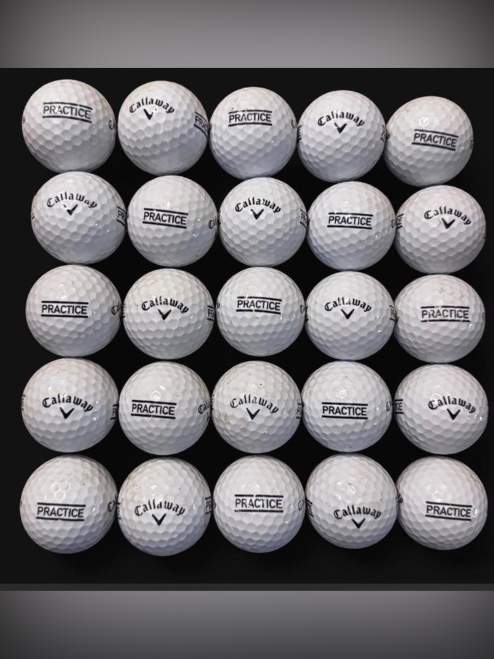 Callaway White Practice Golf Balls - Pack